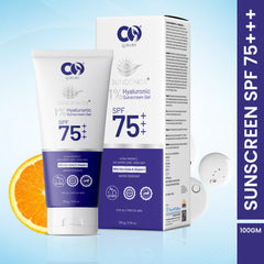 Co Luxury Water Resistant Sunscreen UVA & UVB Protection with Vitamin C & Zinc - SPF 75 PA+++  (100 g)