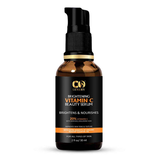 Co Luxury 20% Vitamin C Face Brightening serum With Hyaluronic Acid and Avocado Oil
