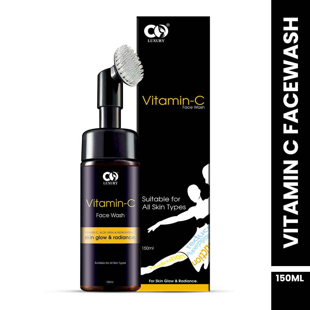 Co Luxury Vitamin C Face Wash With Neem, AHAs & Lemon Extract