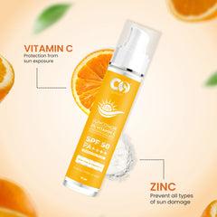 Co luxury Sunconor Water Resistant sunscreen SPF 50 PA With Vitamin C and Zinc