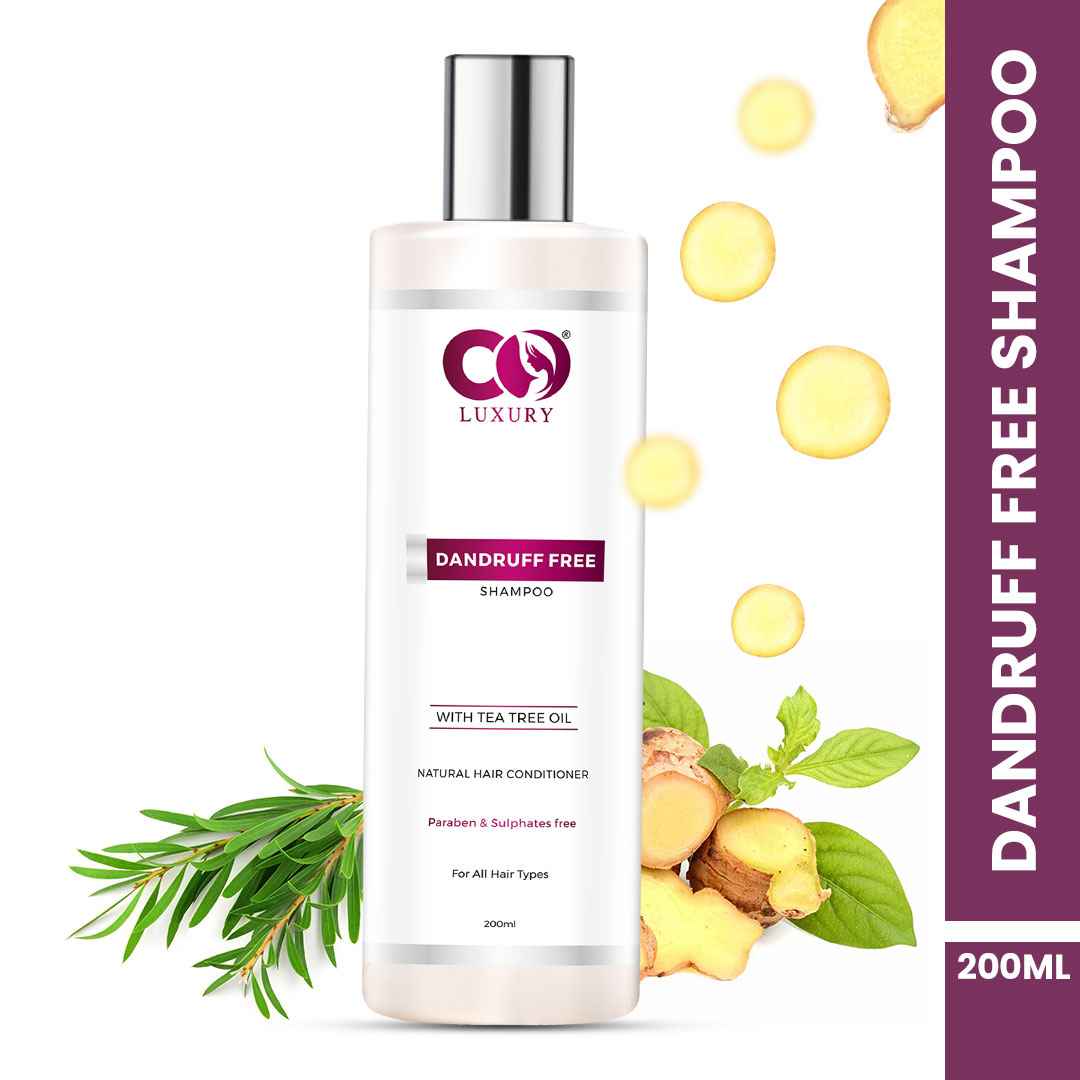Co-Luxury Dandruff-Free Shampoo With Tea Tree And Ginger Oil ( For All Hair Types)