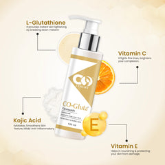 Co Luxury Co Gluta Facewash with Kojic Acid, Glycolic Acid & Vitamin C