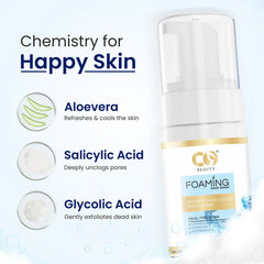 Co Beauty Foaming Face Wash With Salicylic & Glycolic Acid