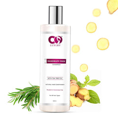 Co-Luxury Dandruff-Free Shampoo With Tea Tree And Ginger Oil ( For All Hair Types)