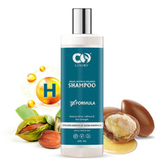 Co Luxury Argan Biotin And Collagen Shampoo For Thicker And Strong Hair-For All Hair Types