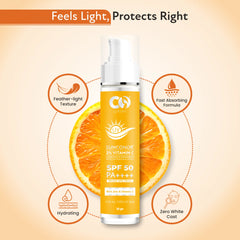 Co luxury Sunconor Water Resistant sunscreen SPF 50 PA With Vitamin C and Zinc