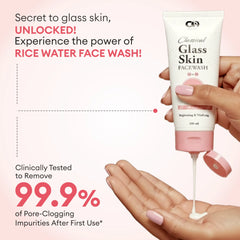 CO Beauty Glass Skin Facewash | Rice Water & Ceramide | Pack of 2