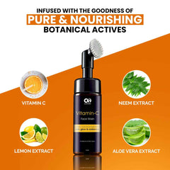 Co Luxury Vitamin C Face Wash With Neem, AHAs & Lemon Extract