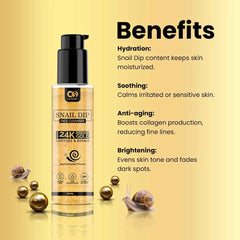 CO Luxury Snail Dip Skin Repair Face Cleanser | Active Snail Secretion Filtrate  (100 g)