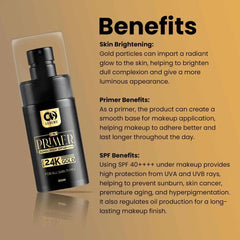 CO Luxury 2 In 1 Primer Sunscreen | SPF 40 PA++++ | 24K Gold Dust | Water Resistant | Matte Finish  (30 g)