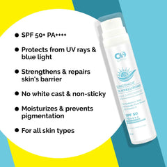 Co Luxury 1% Hyaluronic Sunscreen SPF 50 PA++++| Instant Hydration| Treat Acne| Reduce Pigmentation