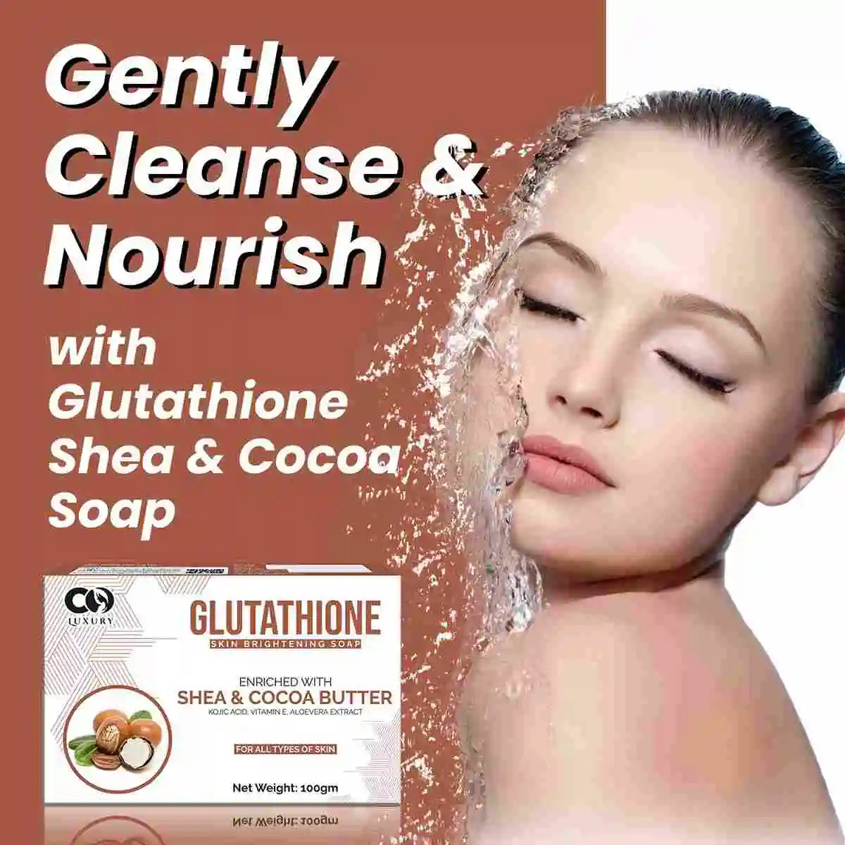 Luxury Glutathione Shea & Cocoa Butter Skin Brightening Soap | Kojic A Co Luxury Luxury Glutathione Shea & Cocoa Butter Skin Brightening Soap | Kojic A Co Luxury
