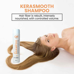 Co-Luxury Kerasmooth Shampoo with Keratin and Argan Oil- For All Hair Types