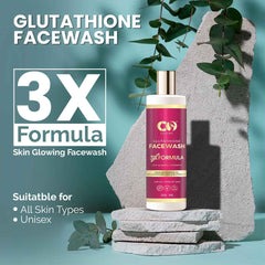 Co Luxury Glutathione Face Wash With Kojic Acid Grapeseed Oil Vitamin C & E