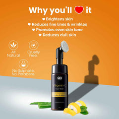 Co Luxury Vitamin C Face Wash With Neem, AHAs & Lemon Extract
