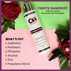 Co-Luxury Dandruff-Free Shampoo With Tea Tree And Ginger Oil ( For All Hair Types)