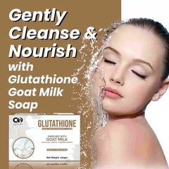 Co Luxury Glutathione Goat Milk Skin Brightening Soap | Kojic Acid,Aloevera Extract (100 g) Pack of 2