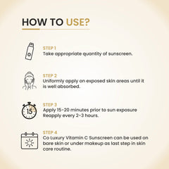 Co Luxury 1% Glutathione Sunscreen SPF 50 PA++++| Skin Brightening| Anti Ageing| Reduce PIgmentation