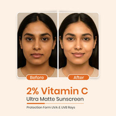 CO LUXURY Sunconor Vitamin C Sunscreen SPF 50 PA++++ | Matte Finish | 50gm