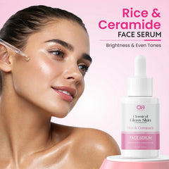CO Luxury Rice & Ceramide Face Serum – Brightening & Skin Barrier Repair | Hydrating Glass Skin Serum | 30 ml