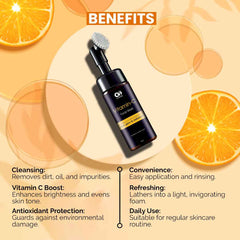 Co Luxury Vitamin C Face Wash With Neem, AHAs & Lemon Extract