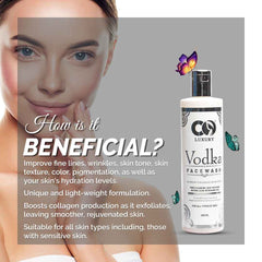 Co-Luxury Vodka Face Wash With Powerful Essential Oils
