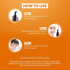 Co Luxury Vitamin C Face Wash With Neem, AHAs & Lemon Extract