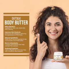 CO Beauty Oats & Shea Body Butter | 48Hrs Moisturisation | Deep Nourishment to Skin  (200 g)