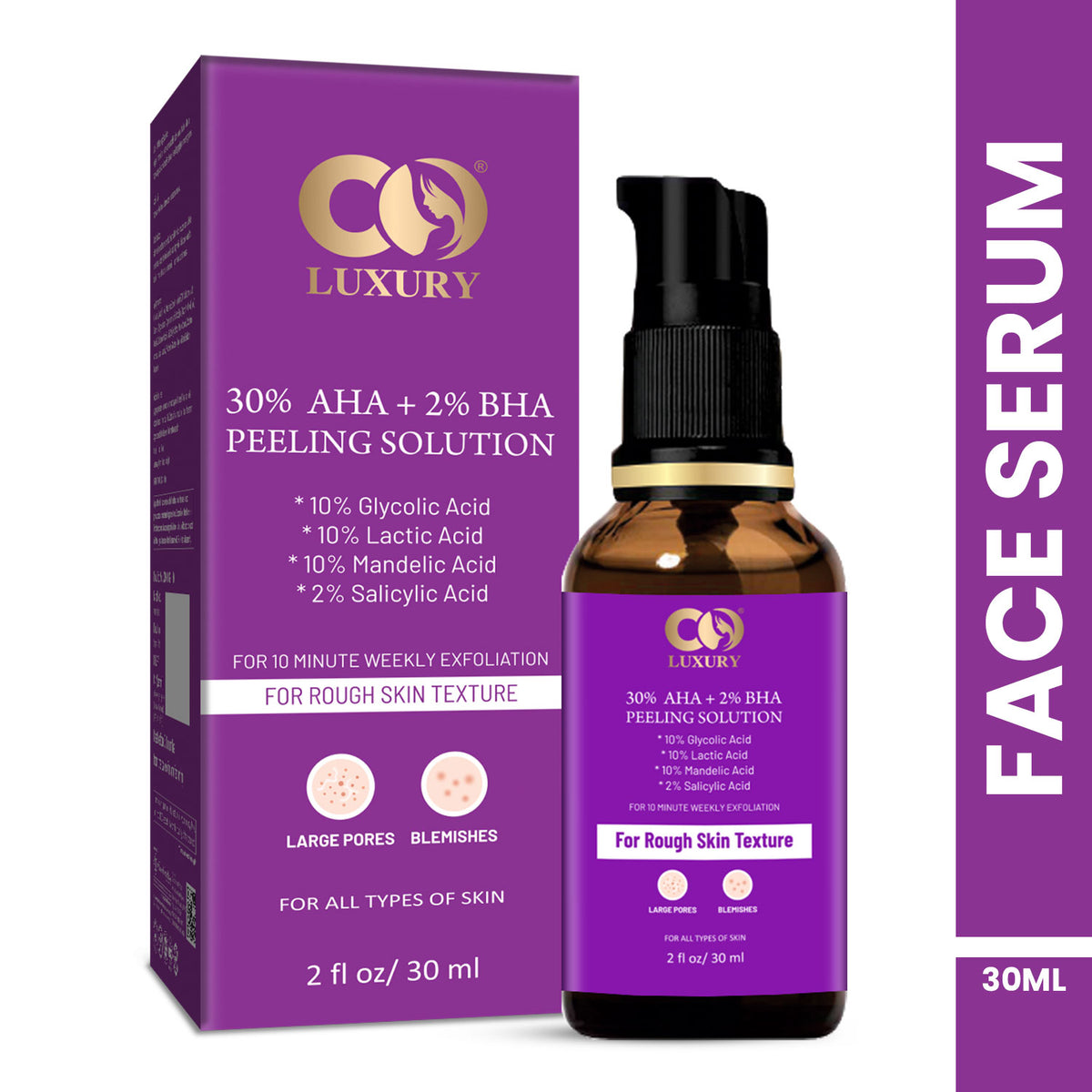 Co Luxury 30% AHA +2% BHA Peeling Solution