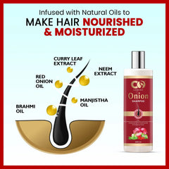 Co-Luxury Black Seed Onion Shampoo-Parabens And Sulphate Free( For all Hair Types)