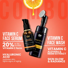 Vitamin C Face wash + Co Beauty Vitamin C serum