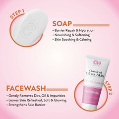 CO Luxury Rice & Ceramide Glass Skin 8-Step Skincare Kit – Brightening, Hydrating & Daily Glow Routine