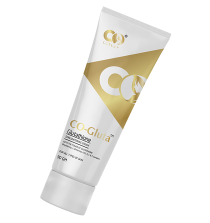 CO Luxury Glutathione Cream - Skin Lightening with Kojic Acid, Vitamin A, C & E Co Luxury CO Luxury Glutathione Cream - Skin Lightening with Kojic Acid, Vitamin A, C & E Co Luxury