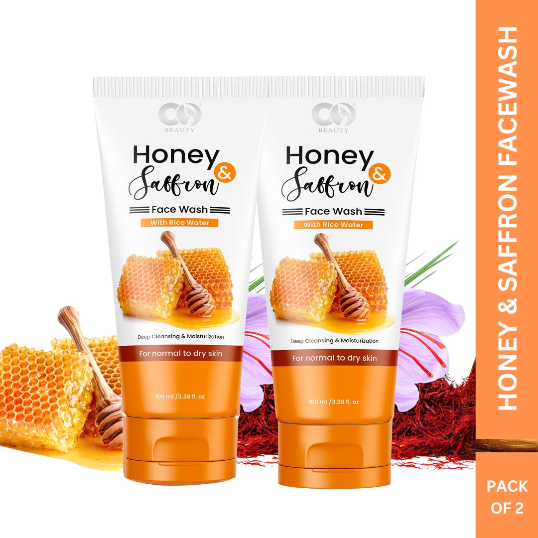 CO Beauty Honey Saffron Facewash | Pack of 2
