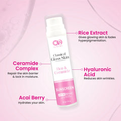CO Luxury Rice & Ceramide Sunscreen SPF 50 PA++++ | Glass Glow Finish