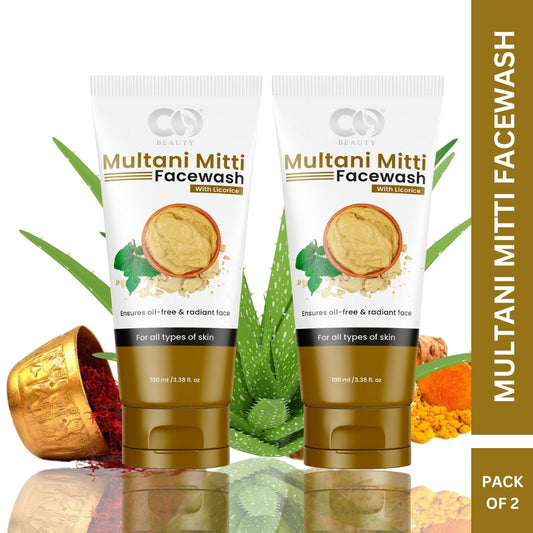 CO Beauty Multani Mitti Facewash | Pack of 2